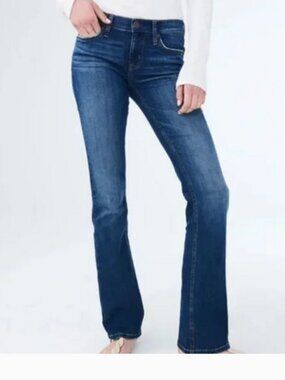 Aeropostale Women's Medium Blue Flare Jeans Size 2